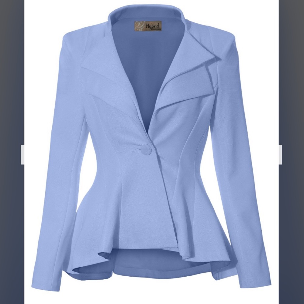 Women Double Notch Lapel Blazer